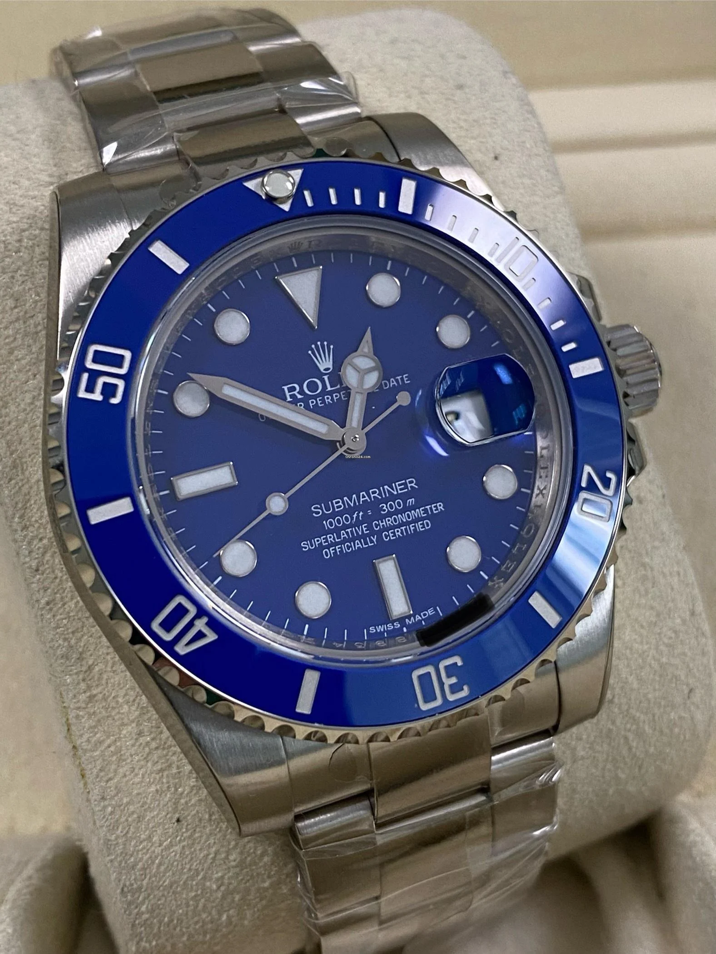 RLX Mavi Kadran 40mm erkek saati
