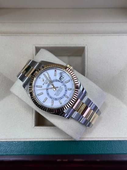 RLX  Sky White Dial