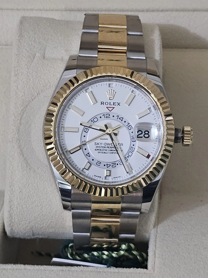 RLX  Sky White Dial