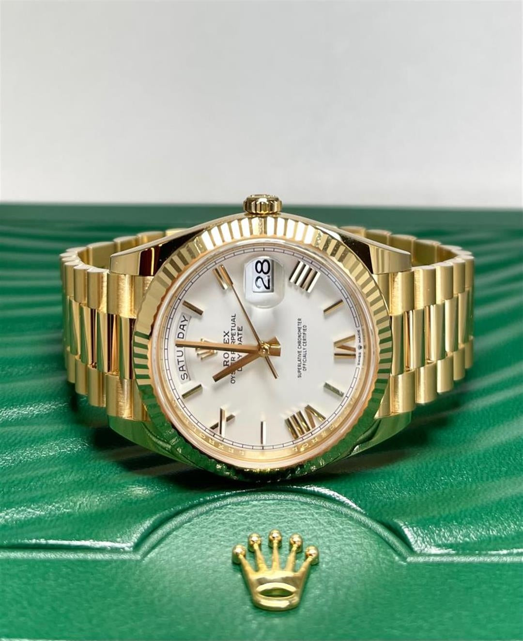 Eşref Tek 40 MM SARI ALTIN BEYAZ KADRAN