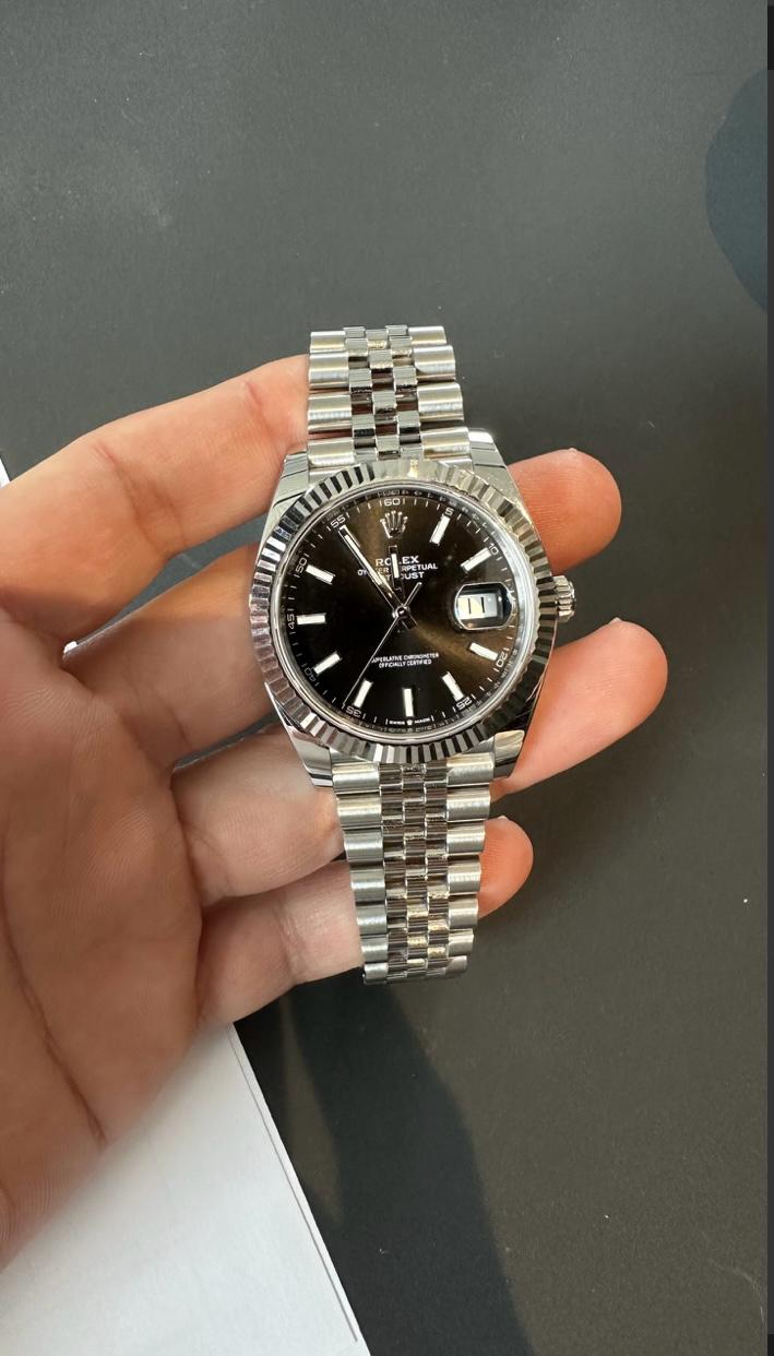 RLX Datejast 126334 Black Dial