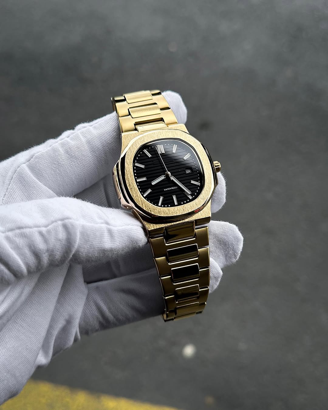 Ptk Phlip Eşref Tek saati  Gold Siyah Kadran