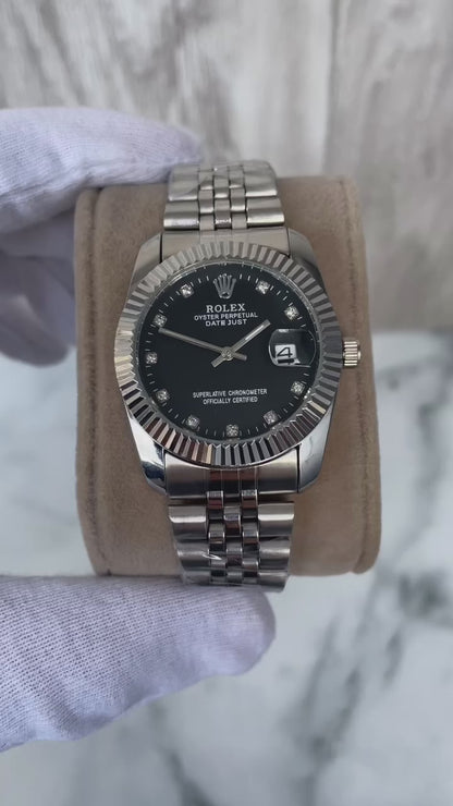 RLX 41mm Black Diamond Dial erkek saati